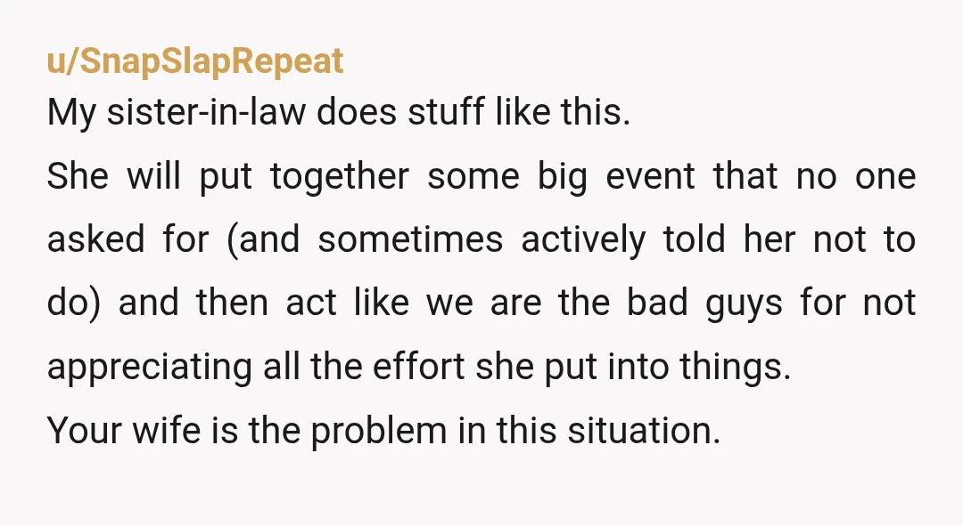 u/That_Bee_Baker NTA. It sounds like she wanted an excuse to go to a fancier place to celebrate. That's not necessarily bad, if she had been clear up front and you...