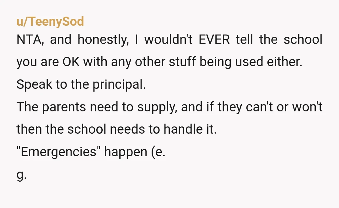 u/mashleyd Well just go in soft because are you sure is not just that you both have the same shirt? But yeah NTA…although if the issue is need or something...