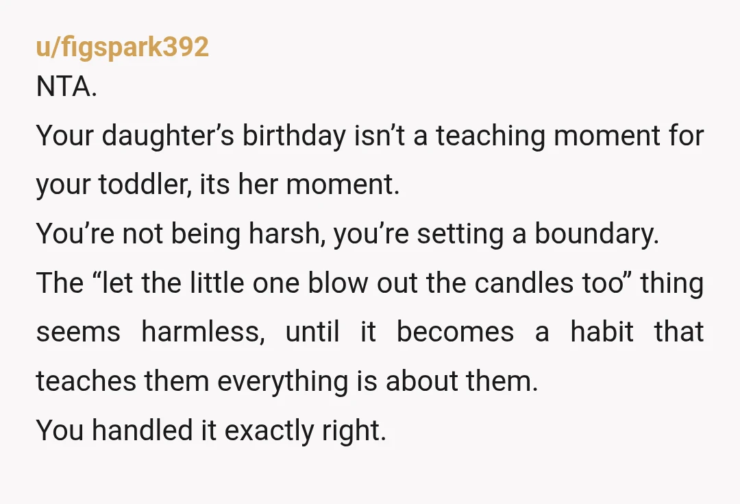 u/SilverDryad Beware of 'just trying to make the baby happy.' That's what leads to entitled people. Parents need to understand the world tells us all No. There are rules, boundaries,...