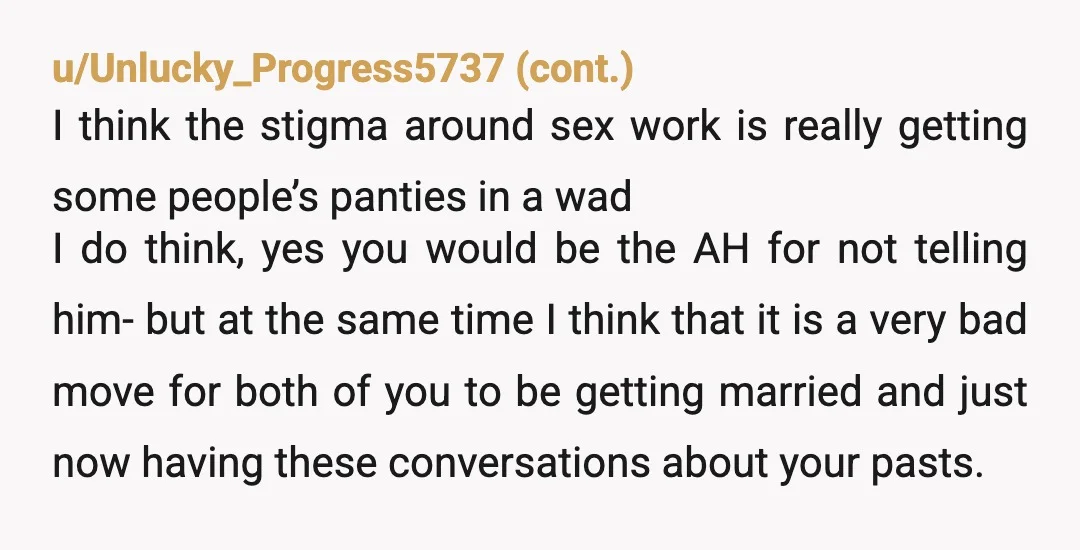 u/Nsr444
Why get married wthin the year? Just a month after getting engaged? You don’t know him.
He doesn’t know you.
You should tell him.
Good luck