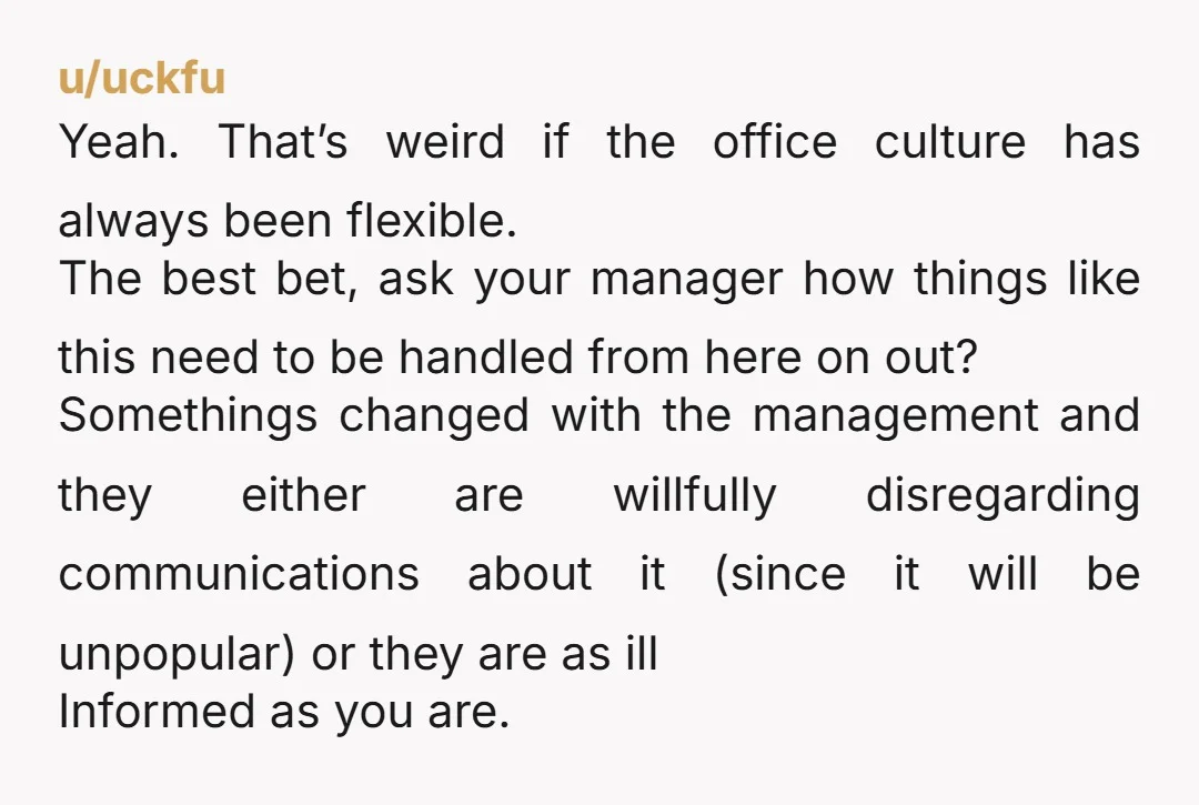u/D3ATHSQUAD I would point blank ask him what the process is for people that have doctor's or dentist appointments during the day and phrase it as "What is the process...