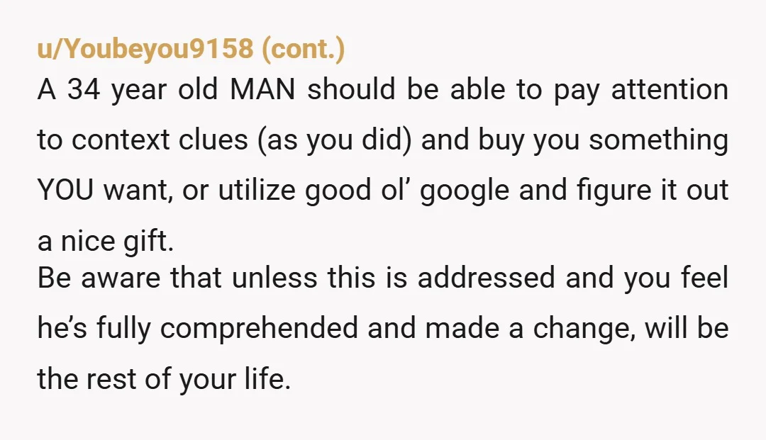 u/ToditaDeEl NTJ - It starts off line this BUT will eventually turn into NO gifts because... #1. It's just another day #2. It's just a marketing scam to get you...
