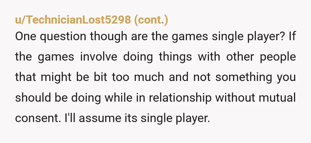 u/ashwynne "Now that we're planning on moving in together, I need to talk to you about something. I haven't brought it up before because of your struggles with porn and...
