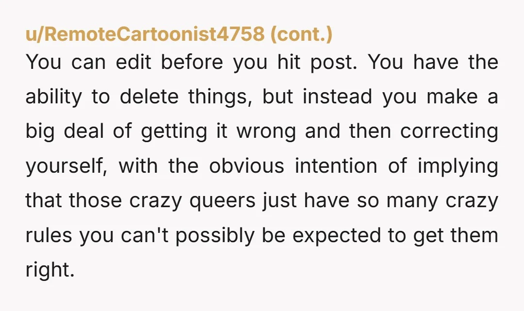 u/Outrageous_Light8950 You’re kind of disgusting tbh. Yeah your sis in law is gross for doing what she’s doing but you’re just as bad for that scissoring comment. What are you,...