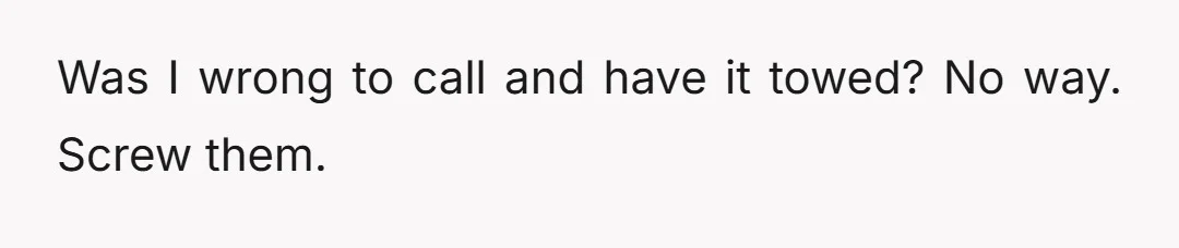 u/Independent_Mark_761 Let them learn a tough lesson. No need to explain your self either. If you feel the need to, just explain that you saw code enforcement come by and...