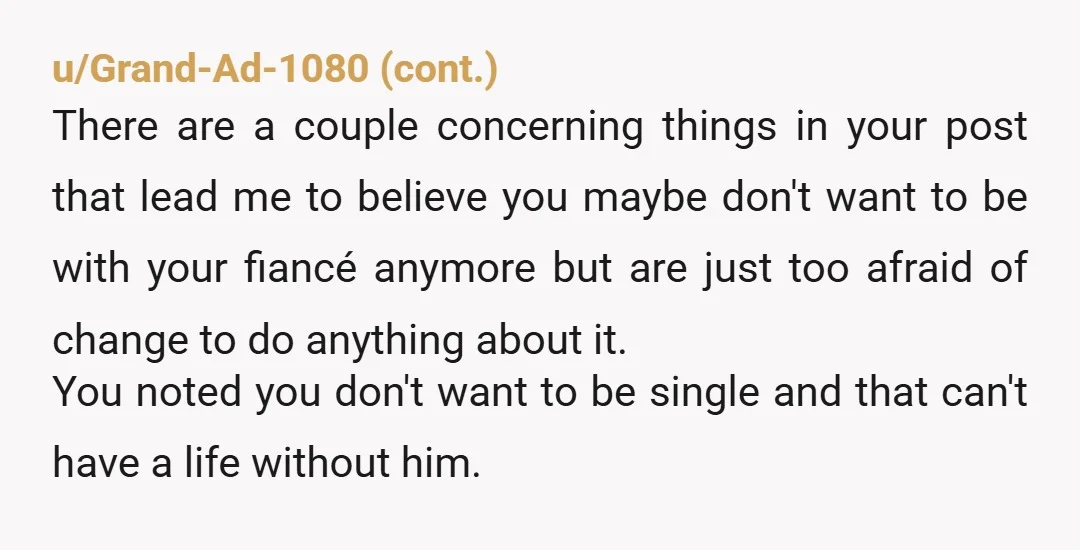 u/cica4 I don’t think this is “normal” to fantasize so much about other people. Occasionally sure, but to not think about your fiancé at all? And be unable to fantasize...