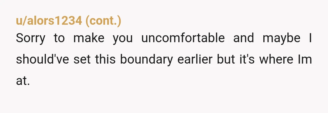 u/oop_norf I think if I'd been in your position I'd have had a quiet chat with Carmella and just explained that we needed to set a budget limit, rather than...
