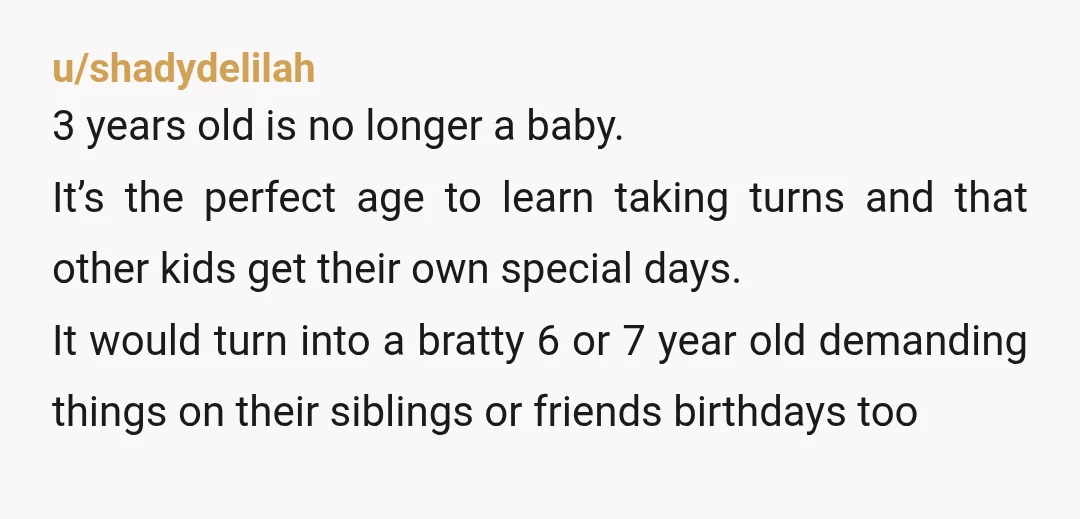 u/Square-Minimum-6042 NTA. Your husband is spoiling "the baby" who by the way is no longer a baby. Remind your husband of this. Maybe it will help him learn to parent...