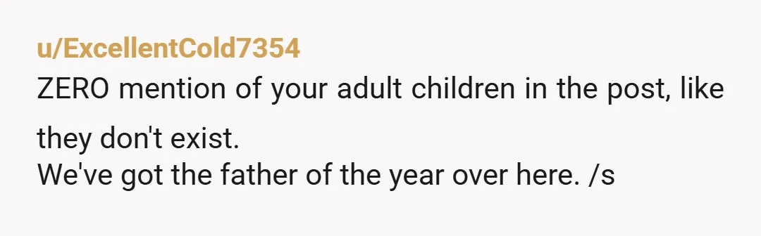 u/the_siren_song “She was going through menopause and basically lost her mind.” Wait til his new wife does the same thing. She “lose her mind” when she finally realised she’s been...