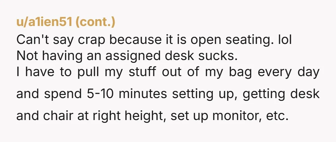u/Senior-Current-1552 I understand wanting to keep a presentable office environment, but this policy goes crazy far! I'm assuming that since people have family pictures and a special keyboard that these...