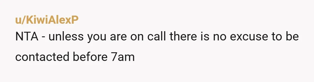 u/Over-Box1733
NTA. He has no business calling your wife for a business issue.