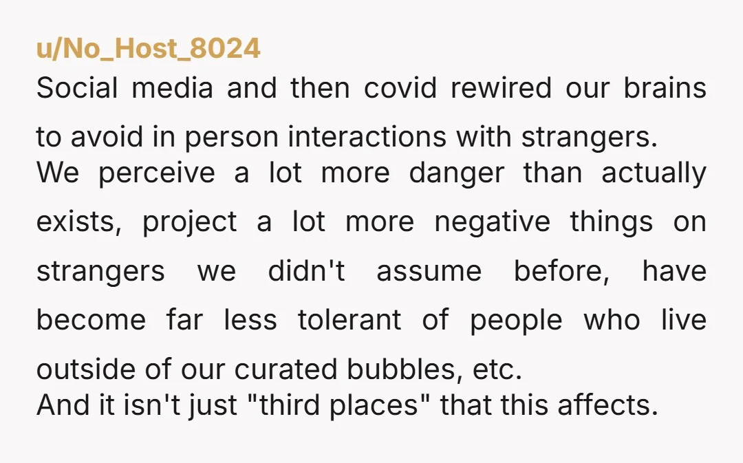 Cities in the past had public spaces without everything being tied to profit, so what changed? Building commercial space used to be dirt cheap because anyone with an empty lot...