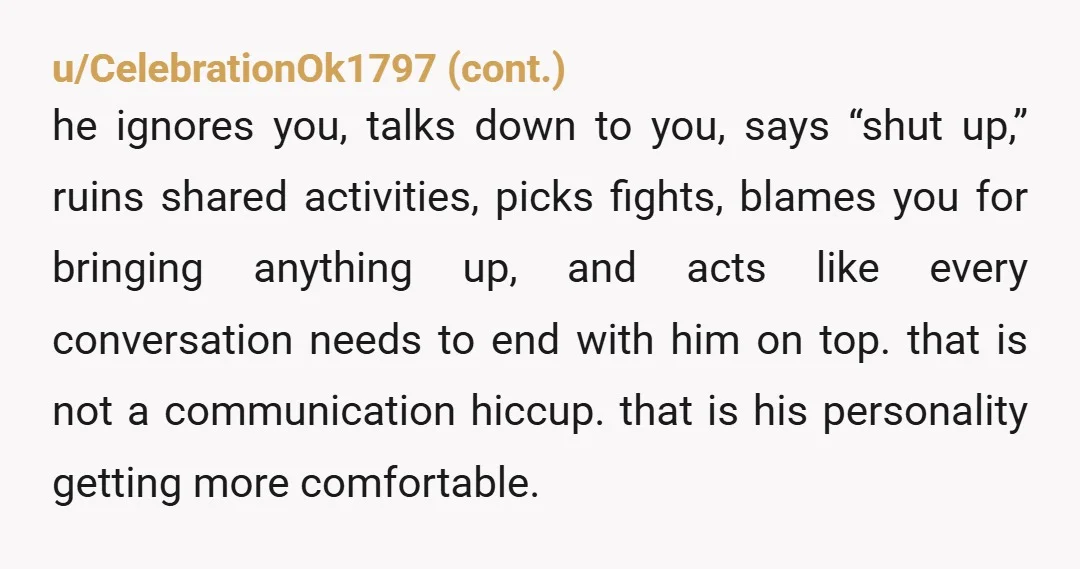 u/Soniq268
I’m begging women to find a scrap of self respect and dump men who clearly don’t like them.