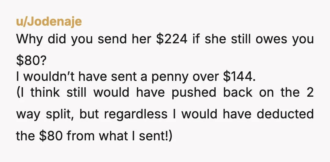 u/Accomplished_Pea6334
Lol. Nope. NTA
Ask her if an airline or bus or train charges them separately or together...