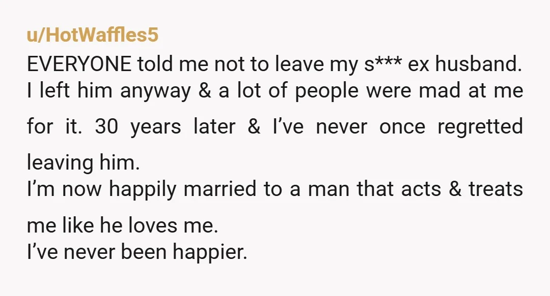 u/Trishshirt5678 What will you be throwing away? Sorry to be blunt but you don’t have a marriage worth saving, going on that description and you deserve better.