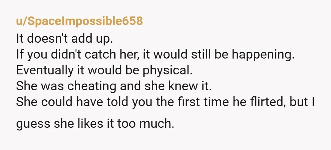 u/No_Pass_825 She is NOT the victim..she is playing the game willingly. She is using sex and her body to get ahead. If she is telling her boss she loves him...