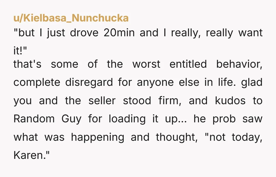u/Hayashida-was-here Hopefully this ruined her whole weekend. And the fact that you were not worked up but firm really rustled her jimmies