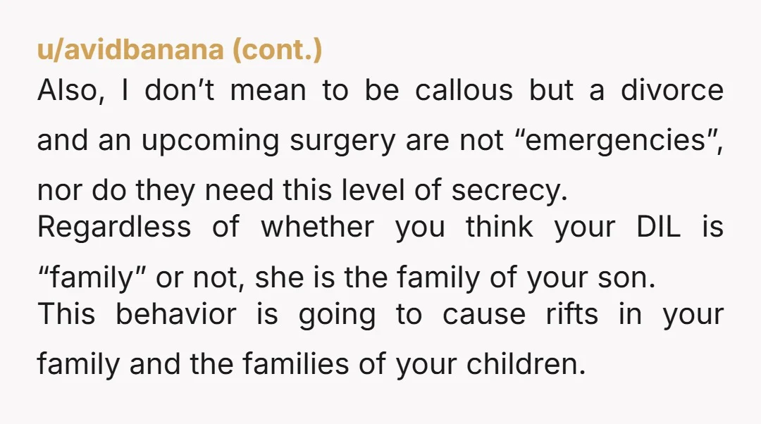 u/Swirlyflurry NTA I’m not as comfortable around my sister’s husband as I am around her. I never will be. It doesn’t matter that I like him and accept him as...