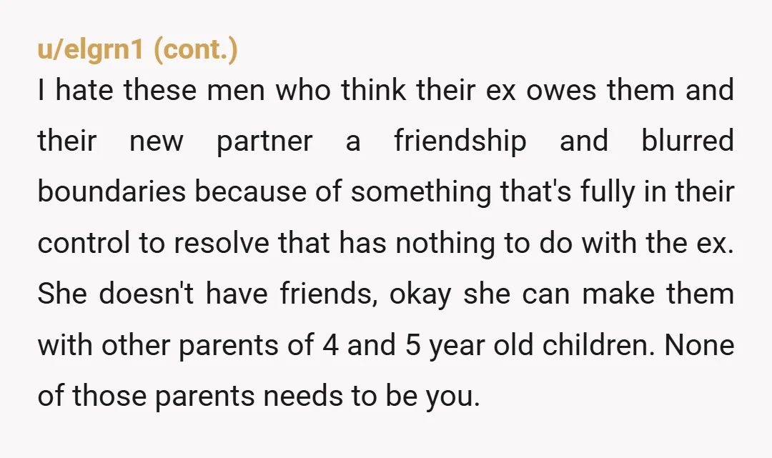 u/agnesperditanitt NTA Six months? Your daughter shouldn't even have met her dad's GF yet, let alone her children. Your are protecting your daughter, something her father clearly isn't too interested...