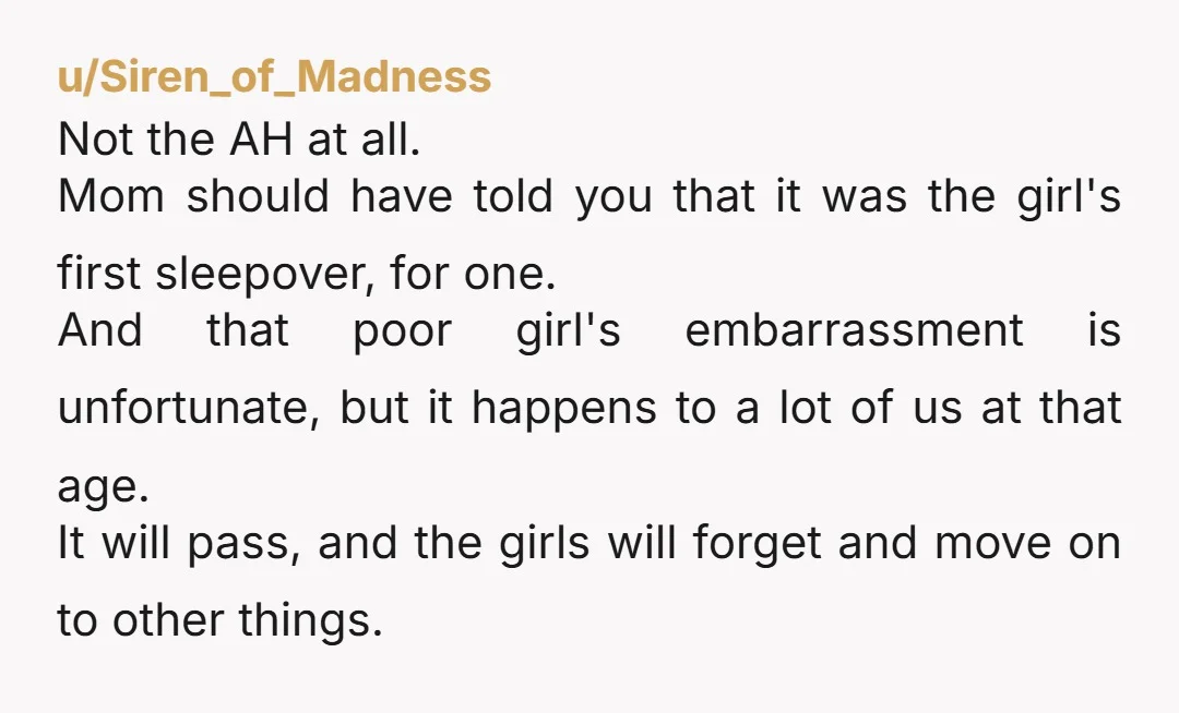 u/TinkerbellRockNRolls NTAH! Here’s an alternative reality: If you had refused to call the girl’s mother and the next day the girl looked like she’d been crying all night, you’d have...