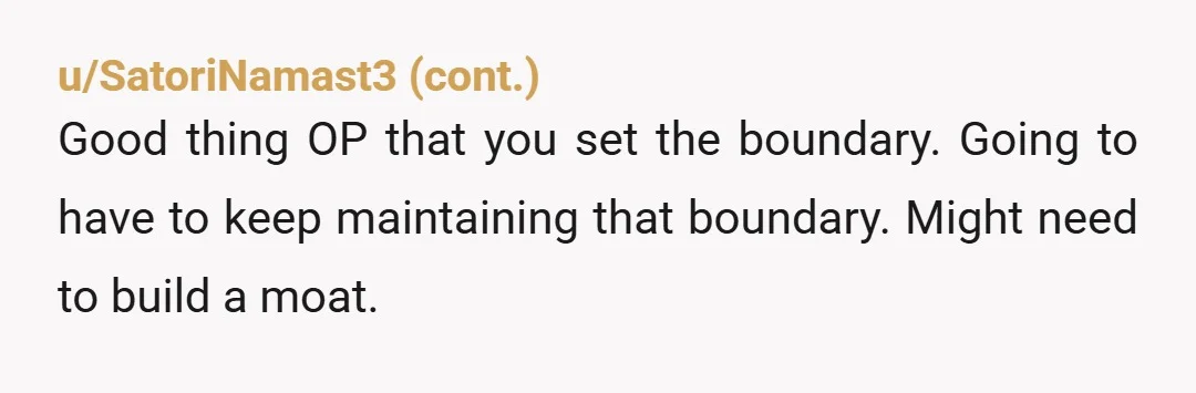 u/Lumisteria "Just sitting at a computer all day", yeah, which is why you may want to do, like, something else? NTA. It's pretty common for people working with computers to...