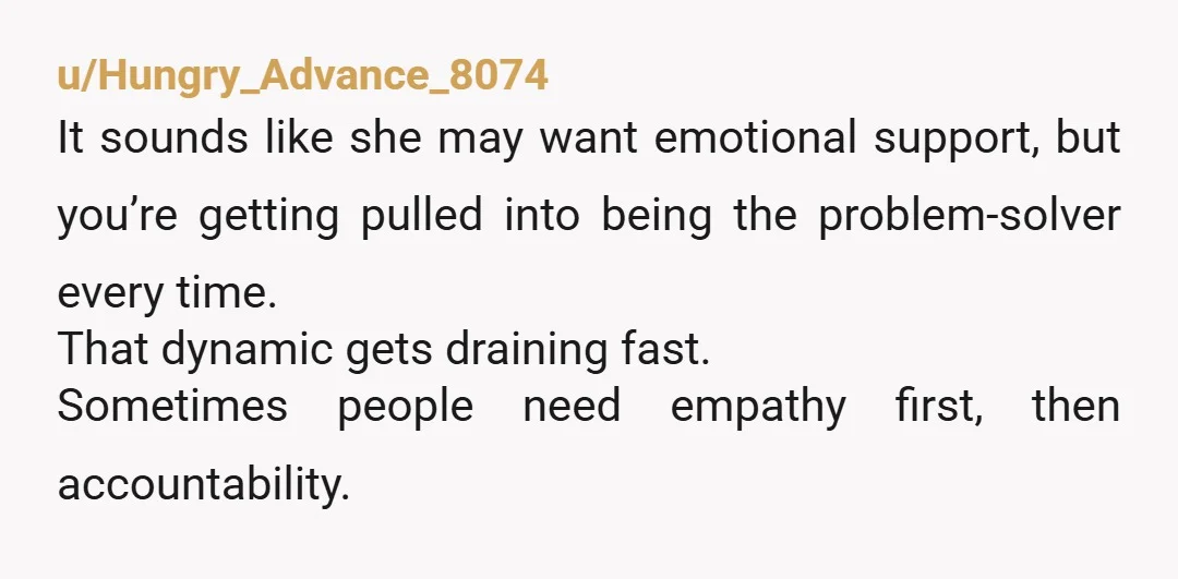 u/LakeofFire1994 It might be the industry itself. She's in 3 jobs alr and she's having the same reactions to them. If not the industry, it may be how she views...