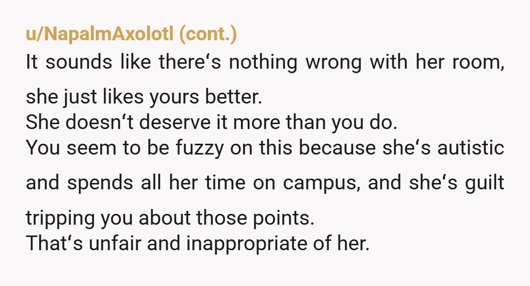 u/compiledexploit NAH She is free to ask. You are free to refuse. You don't owe her an obligation of care. If she has issues, she can bring them up to...