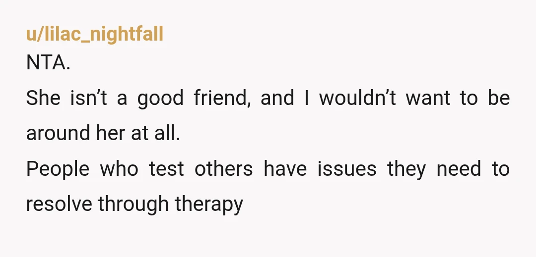 u/hellish_existance
Oh I see what the problem is.
Stella is a deranged baby.
NTA obviously.
Proud of you for having enough self respect to know when to ditch toxic "friends."