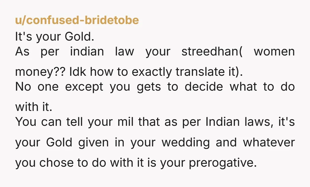 u/sad_fleaoli_99
Red flag.
Trust ur instinct.
Why would u keep ur gold in a joint locker? Streedhan is for the stree only.