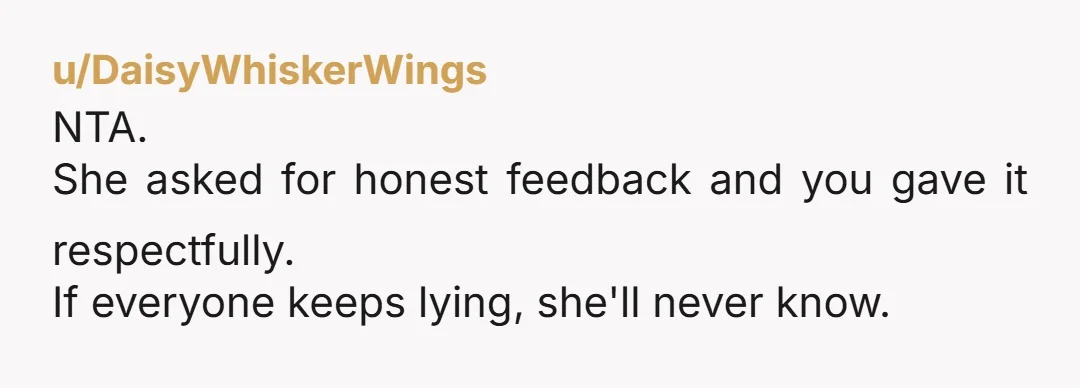 u/stroppo NTA, and what a weird group of friends you have where everyone has no trouble lying about things!