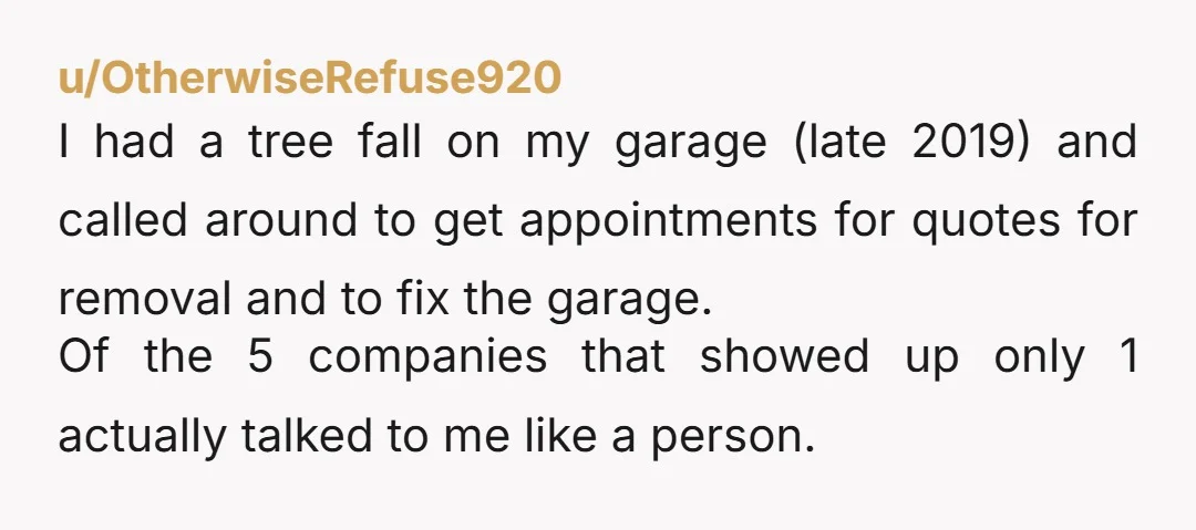 u/want_chocolate
I always told them I was just renting. They left me alone after that.