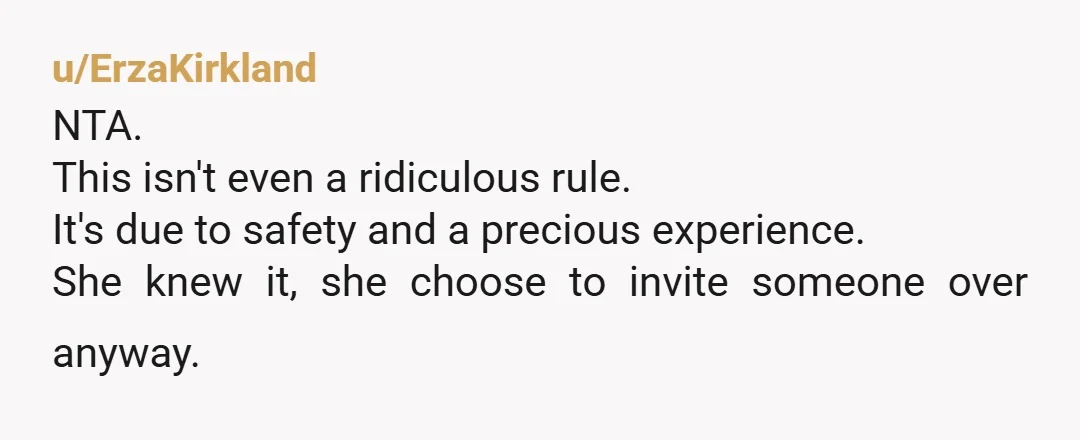 u/glrofindel-maedhros NTA. Tell her to go crash at the girls place she felt was worth it to break her parents rules and take advantage of their kindness and hospitality. A...