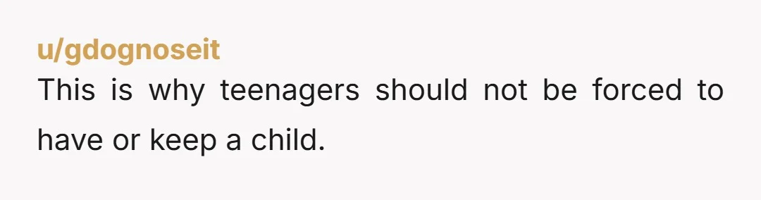 u/Spooklepoop Info: At what point in the last 17 years did you decide you for sure did not want to take her back? Have you had any other children after...