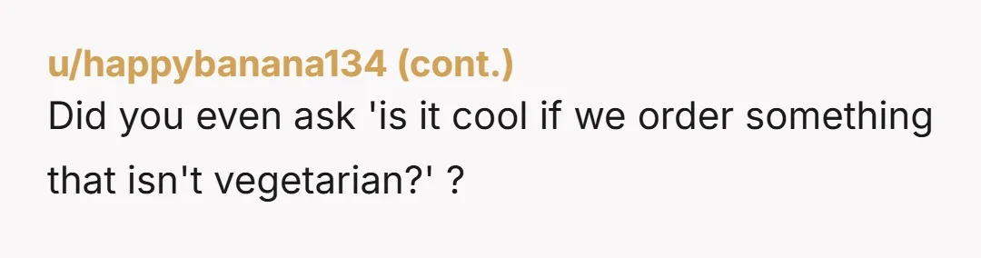u/Informal-Resort6618 YTA No offence OP but this sounds like a culture thing and a major demographic of this subreddit is American and White so the people saying you’re not in...