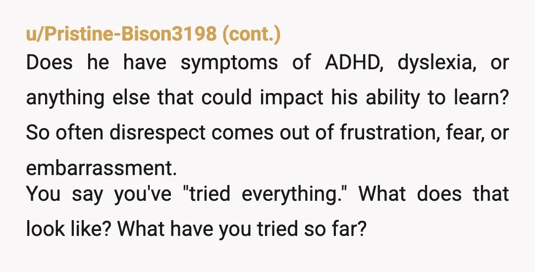u/oCrystal Yta he saved for years, did ample research, and did everything required.b You two made an agreement and he fulfilled his end. You don't get to change the terms...