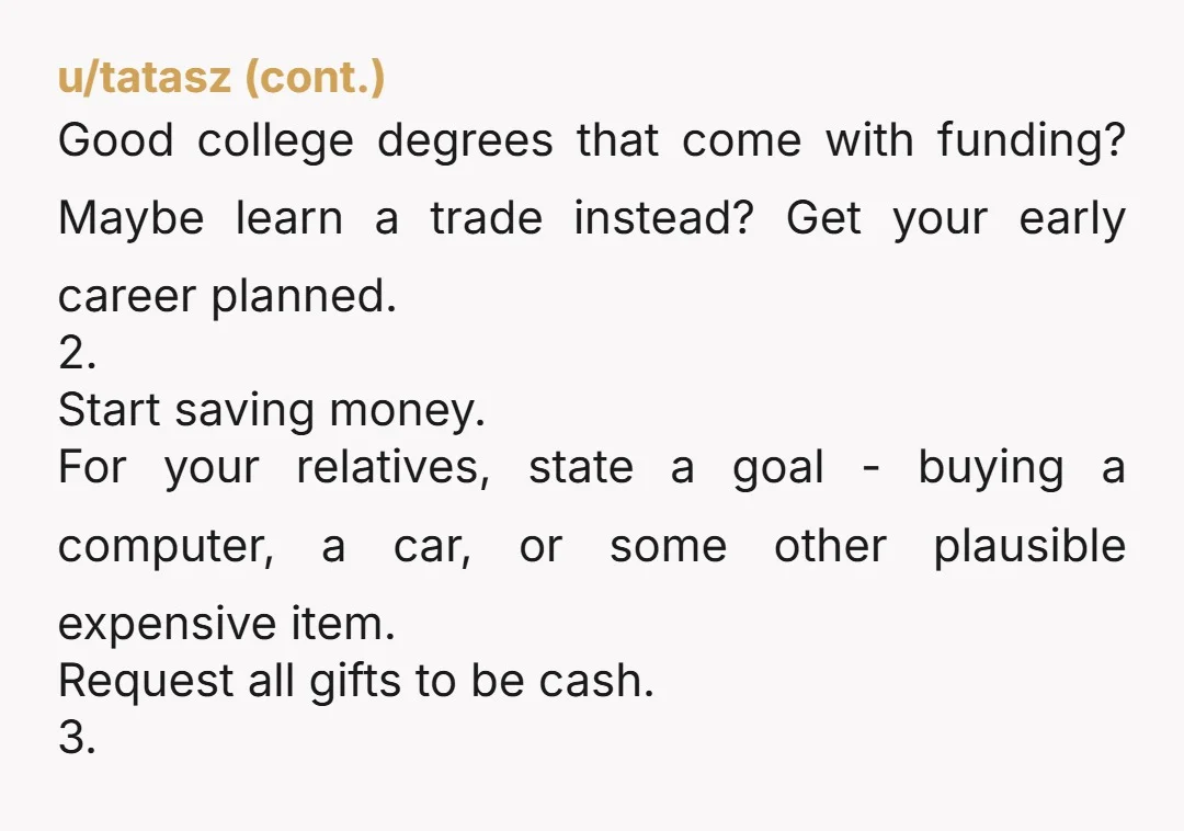 u/Alumena Idk WTF you mom's deal is but I'm glad you're speaking up for yourself. Not sure whether or not she's capable of handling the guilt of your truth enough...