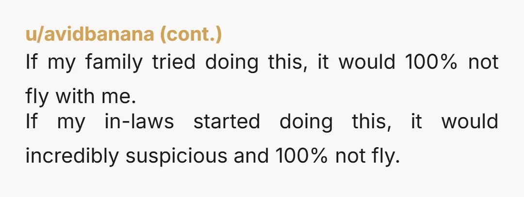 u/myshellly
YTA. You aren’t a family of international super spies who needs code words and secret meetings.