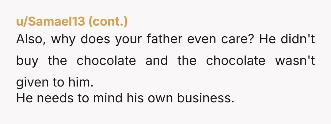 u/SparklyIsMyFaveColor
NTA.
I'd want to know if my relative were allergic to orange so that I don't repeatedly give or make something that they can't have.