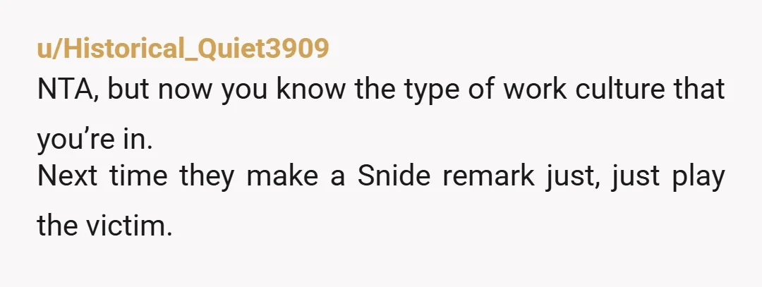 u/MasterWinstonWolf
NTA..
I would ALWAYS do everything in the HROUP so everyone has line of sight.
Messaging them independently allows them to SAY ANYTHING.
CYA (Cover Your A$$)🤷‍♂️
