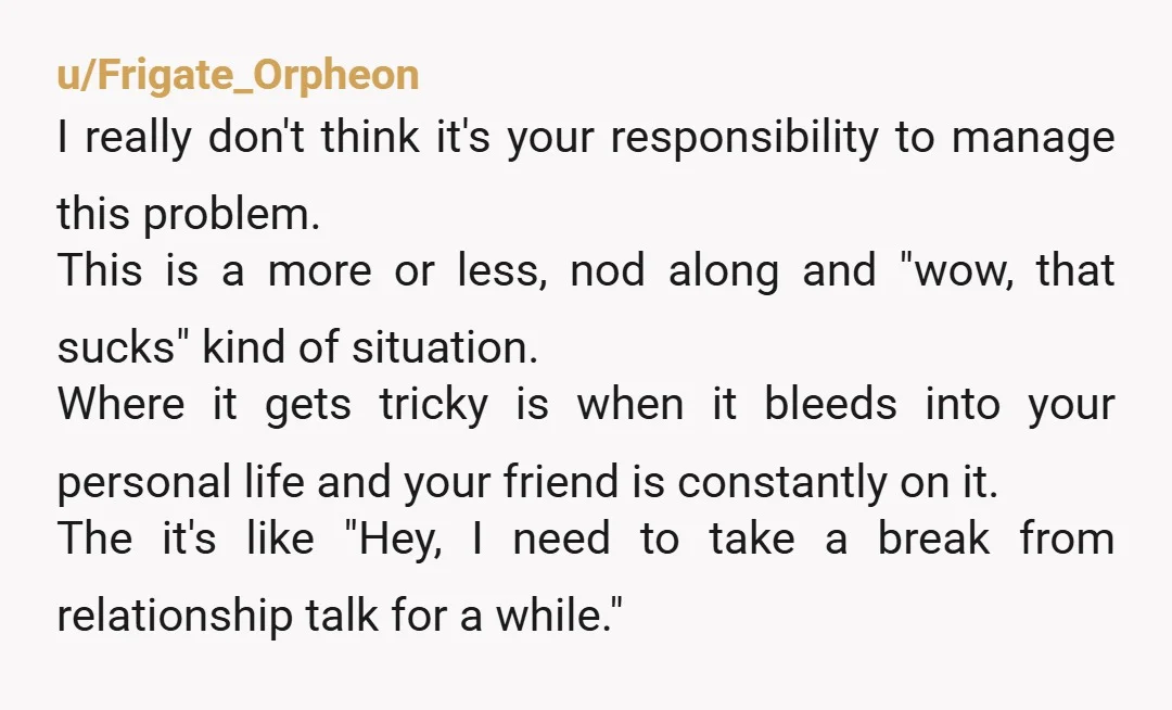 u/hipppononymous I mean…you could stick to your guns trying to convince her, and likely burn the friendship in the process…OR let the apps/society do their thing til she eventually realizes...