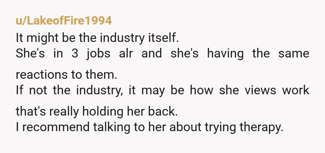 u/Koolkat30625 When I worked I also hated my job. Very few people love working, its just something we do because we have to pay bills. The thing is complaining about...