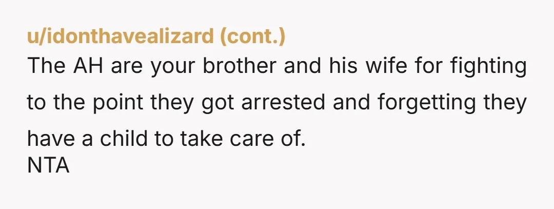 u/lizbaby42 Wait, where was “the entire family” when the child was placed in the system? I’m sure you were not the ONLY person who was called. It’s not the child’s...