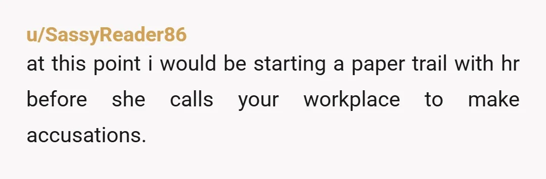 u/Solid-Wish-1724 In the original post you say you told her it was a bad idea to hang out because her dad is your boss. Why didn't you say you had...