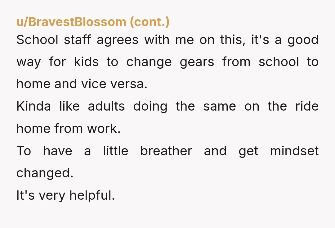 u/atmasabr
NTA. Not really but I think you should renegotiate the bus issue.