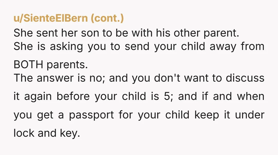 u/Single-Flamingo-33 Well, his mother sent him away at 3 years old. There is no reason to send your child when they are 1 yr old. Oh, and no reason you...