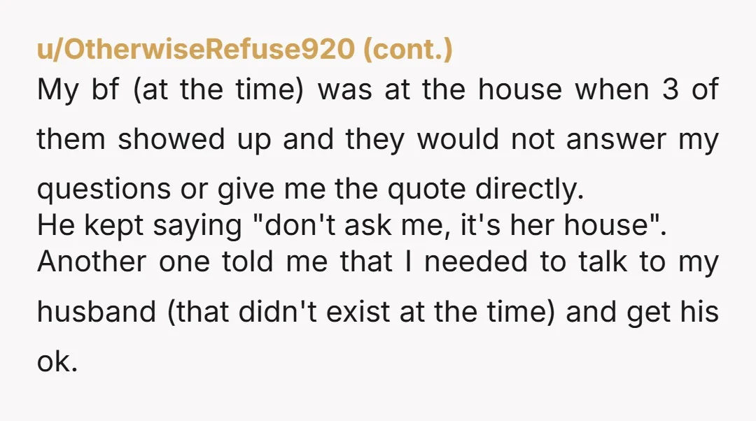 u/LionNo3221 Check your local laws on soliciting. There is a good chance that if they don't leave your property immediately upon being told to do so, they are in violation...