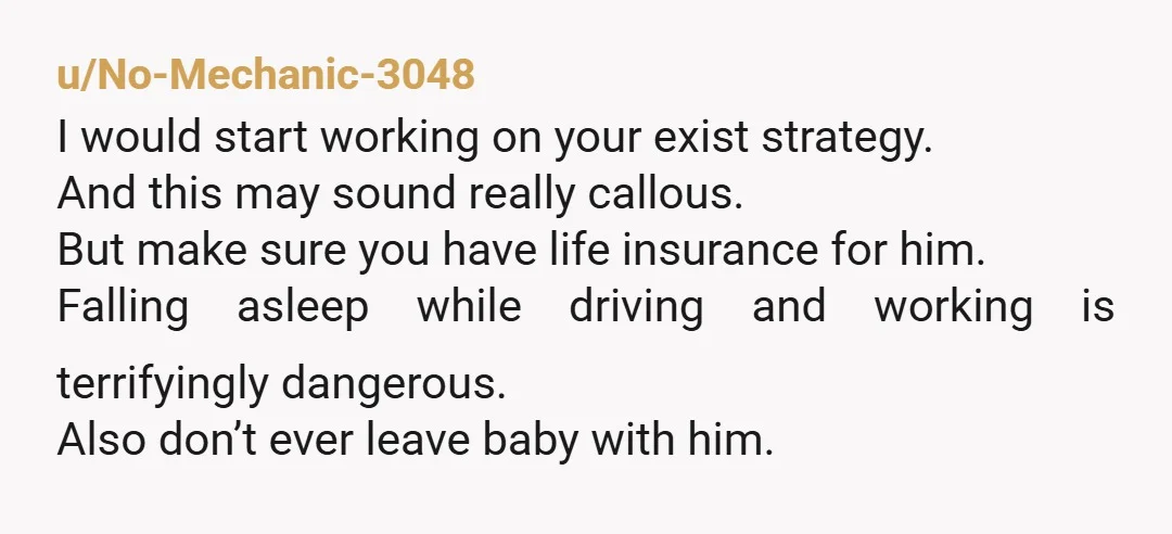 u/offtrailrunning
Just say that.
He needs a wake up call from something and losing his job wasn't it.
He takes is seriously or he doesn't.
His call.
