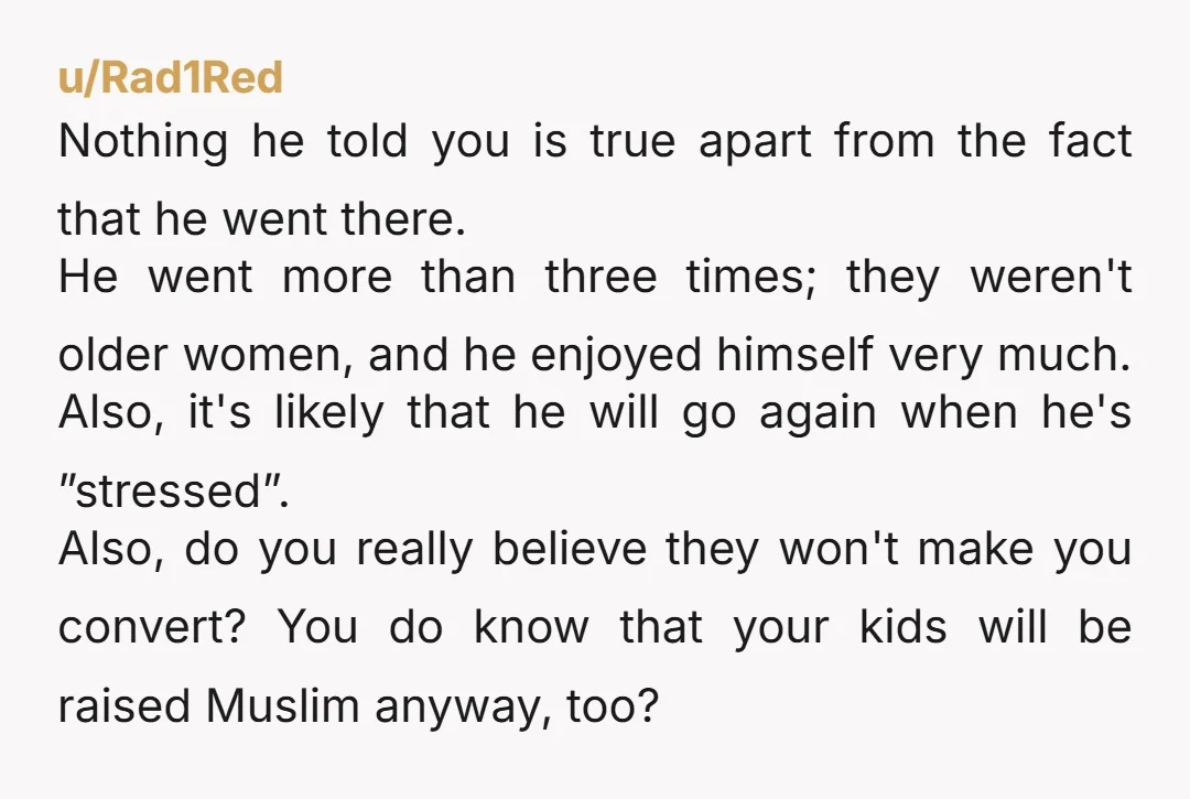 u/OnlyTimeWillTell55 Please stop blaming yourself and be glad you found this out before you got married. Please know you can do better, stop making excuses and make a plan to...