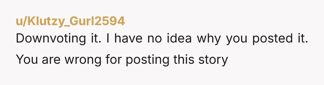 u/Cocklecove
Why are you even asking. You know you handled it correctly
