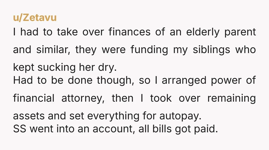 u/doyle0120 Have her gift you the house, fix it, pay the bills etc and do some calculation to figure out how long her current equity would "pay" for her living...